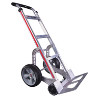 Self-Stabilizing Hand Truck, Continuous Handle, Aluminum, 55'' Height, 500 lbs. Capacity MO524 | Waymarc Industries Inc