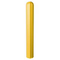 Ribbed Bollard Cover, 8" Dia. x 56" L, Yellow Waymarc Industries Inc
