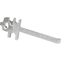 Drum Wrench, 3/4"/2" Opening, 9-1/2" Handle, Stainless Steel Waymarc Industries Inc