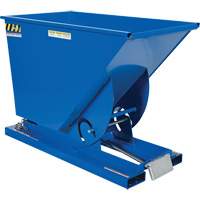 Self-Dumping Hopper, Steel, 3/4 cu.yd., Blue MO921 | Waymarc Industries Inc
