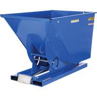 Self-Dumping Hopper, Steel, 1-1/2 cu.yd., Blue MO923 | Waymarc Industries Inc
