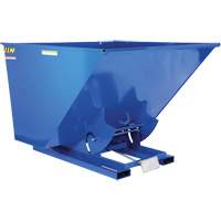 Self-Dumping Hopper, Steel, 2-1/2 cu.yd., Blue MO925 | Waymarc Industries Inc