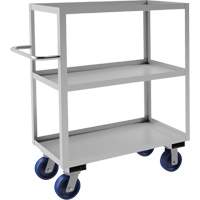 Industrial Grade Shelf Cart, 3 Tiers, 18-1/8" W x 47" H x 42" D, 1200 lbs. Capacity MO974 | Waymarc Industries Inc