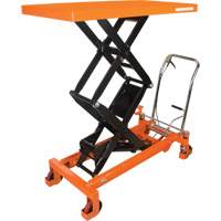 Hydraulic Scissor Lift Table, 48" L x 24" W, Steel, 1540 lbs. Capacity MP012 | Waymarc Industries Inc
