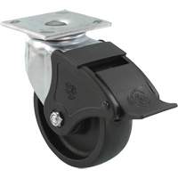 Roulette Emaxx RollX, Pivotant avec frein, 5" (127 mm), Nylon, 1200 lb (544,3 kg) Waymarc Industries Inc