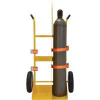 Welding Cylinder Torch Cart, Foam-Filled Wheels, 23-13/16" W x 22-13/16" L Base, 500 lbs. MP115 | Waymarc Industries Inc