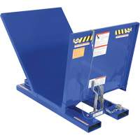 Open Sided Hopper, Steel, 1 cu.yd., Blue MP120 | Waymarc Industries Inc