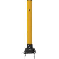 SlowStop<sup>®</sup> Drilled Flexible Rebounding Bollards, Steel, 42" H x 4" W, Yellow MP186 | Waymarc Industries Inc