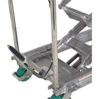 Manual Hydraulic Scissor Lift Table, 36-1/4" L x 19-3/8" W, Stainless Steel, 600 lbs. Capacity Waymarc Industries Inc