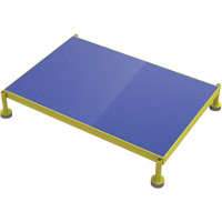 Plateforme de travail en une &eacute;tape &agrave; hauteur r&eacute;glable, 24" la x 36" pr, Capacit&eacute; de 800 lb, Enti&egrave;rement soud&eacute; Waymarc Industries Inc