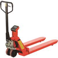 Eco Weigh-Scale Pallet Truck, 45" L x 22.5" W, 4400 lbs. Cap. MP254 | Waymarc Industries Inc