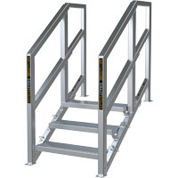 3-5 Step Telescopic Aluminum Smart Stairs Waymarc Industries Inc