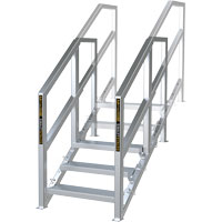 3-5 Step Telescopic Aluminum Smart Stairs Waymarc Industries Inc