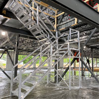 3-5 Step Telescopic Aluminum Smart Stairs Waymarc Industries Inc