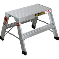 Poste de travail chevalet de sciage portatif, Cadre Aluminium, 12-1/4" p x 24" h Waymarc Industries Inc