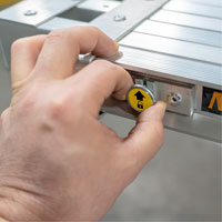 Telescoping Work Plank, 204" W x 12" D, 250 lbs. Capacity, Knocked Down Waymarc Industries Inc