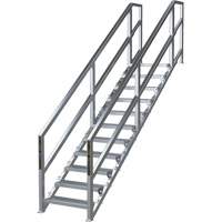 SmartStairs™ 11-16 Steps Modular Construction Stair System, 120" H x MP921 | Waymarc Industries Inc