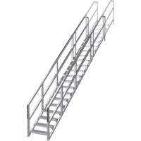 SmartStairs™ 17-21 Steps Modular Construction Stair System, 157-1/2" H x MP922 | Waymarc Industries Inc