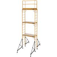 Complete 18' Drywall  Baker Scaffold Tower Set, 122" D x 236" H Waymarc Industries Inc