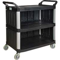 Chariot utilitaire, 3 tiers, 19-3/4" x 37-1/2" x 40-1/4", Capacit&eacute; 250 lb Waymarc Industries Inc