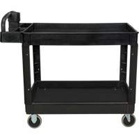 Chariot utilitaire, 2 tiers, 25-5/8" x 33-1/2" x 43-3/4", Capacit&eacute; 550 lb Waymarc Industries Inc