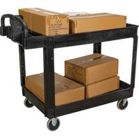 Chariot utilitaire, 2 tiers, 25-5/8" x 33-1/2" x 43-3/4", Capacit&eacute; 550 lb Waymarc Industries Inc