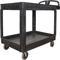 Chariot utilitaire, 2 tiers, 25-5/8" x 33-1/2" x 43-3/4", Capacit&eacute; 550 lb Waymarc Industries Inc
