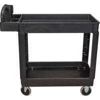Chariot utilitaire, 2 tiers, 17-1/8" x 33-1/2" x 37-5/8", Capacit&eacute; 550 lb Waymarc Industries Inc
