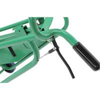 Powered Drum Hand Truck with Pneumatic Wheels Waymarc Industries Inc