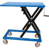 Manual Scissor Lift Table, 37-3/8" L x 23-5/8" W, Steel, 660 lbs. Capacity Waymarc Industries Inc