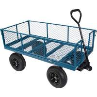 Wagon avec c&ocirc;t&eacute;s rabattables, 24" la x 48" la x Capacit&eacute; 800 lb Waymarc Industries Inc
