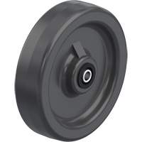 Roues ph&eacute;noliques pleines noires Waymarc Industries Inc