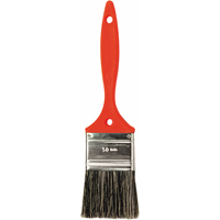 Go Bulk Oil Paint Brush, Natural Bristles, Plastic Handle, 1" Width NA182 | Waymarc Industries Inc
