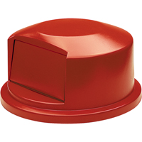 Round Brute&reg; Tops, Dome Lid, Plastic/Polyethylene, Fits Container Size: 24" Dia. Waymarc Industries Inc