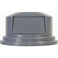 Round Brute<sup>®</sup> Tops, Dome Lid, Plastic/Polyethylene, Fits Container Size: 26-1/2" Dia. NA717 | Waymarc Industries Inc