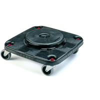 Square BRUTE&reg; Dollies, Polyethylene, Black Waymarc Industries Inc