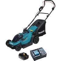 18V LXT Cordless Lawn Mower Kit, Push Walk-Behind, Battery Powered, 13" Cutting Width Waymarc Industries Inc