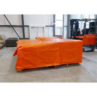 Insulated Tarps, Polyethylene, Orange, 20' x 12' x 8 mils Waymarc Industries Inc