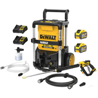 Ensemble de laveuse &agrave; pression avec moteur sans balai 2X20V MAX*, avec FLEXVOLT, &agrave; pile, 1600 PSI, 1,2 gal./min Waymarc Industries Inc