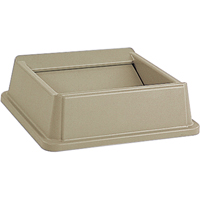 Untouchable&reg; Containers, Swing Lid, Plastic/Polyethylene, Fits Container Size: 19-3/4"x 19-3/4" Waymarc Industries Inc