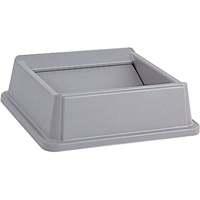 Untouchable<sup>®</sup> Containers, Swing Lid, Plastic/Polyethylene, Fits Container Size: 19-3/4"x 19-3/4" NC437 | Waymarc Industries Inc