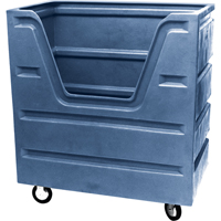 Bulk Laundry Trucks, Plastic, 29" W x 48" D x 55" H, 1000 lbs. Capacity NC474 | Waymarc Industries Inc