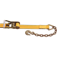 Tendeurs d'arrimage &agrave; cliquet, Crochet &agrave; chaîne, 2" , 30' , Charge d'utilisation max. 3335 lb (1513 kg) Waymarc Industries Inc