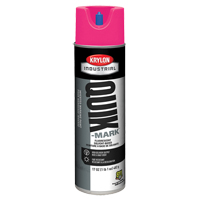 Industrial Quik-Mark Solvent-Based Inverted Marking Paint, 17 oz., Aerosol Can Waymarc Industries Inc