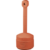 Smoker’s Cease-Fire<sup>®</sup> Cigarette Butt Receptacle, Free-Standing, Plastic, 1 US gal. Capacity, 30" Height NI705 | Waymarc Industries Inc