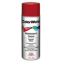 Maintenance Choice™ Enamel, Red, Gloss, 11 oz., Aerosol Can NI805 | Waymarc Industries Inc