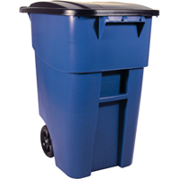 Brute<sup>®</sup> Roll Out Containers, Curbside, Plastic, 50 US gal. NI824 | Waymarc Industries Inc