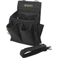 Tool Bag, Nylon, 20 Pockets, Black NID025 | Waymarc Industries Inc