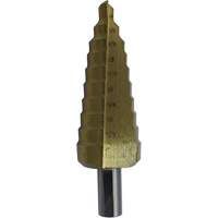 JET-KUT&reg; Super Premium M35 Step Drill, 3/16" - 1/2" , 1/16" Increments, High Speed Steel Waymarc Industries Inc