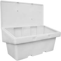 Contenants pour sel & sable SOS, Avec Moraillon, 72" x 36" x 36", 36 pi³, Gris Waymarc Industries Inc
